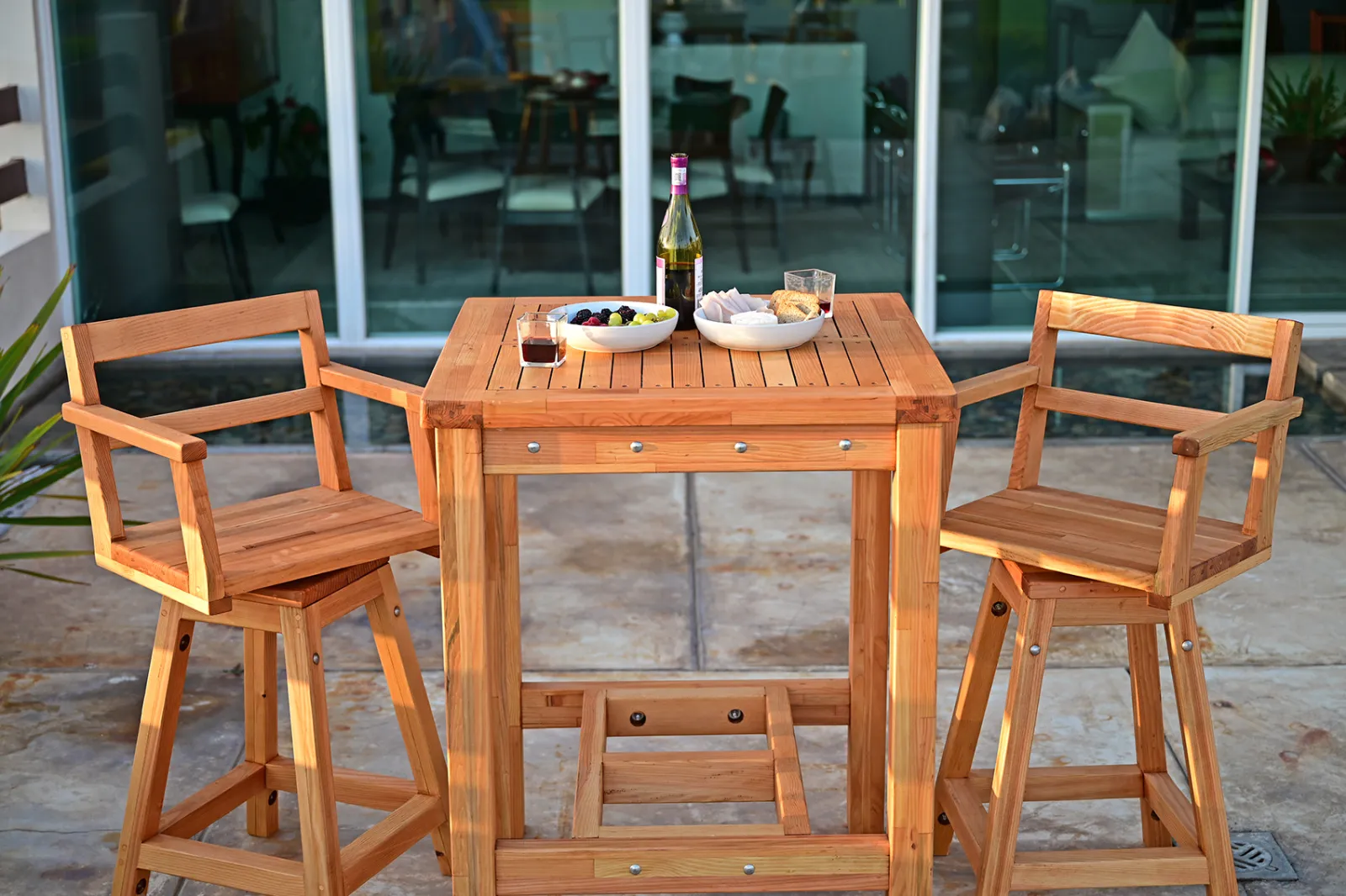 Terrace Wood Cocktail Table, Douglas-fir