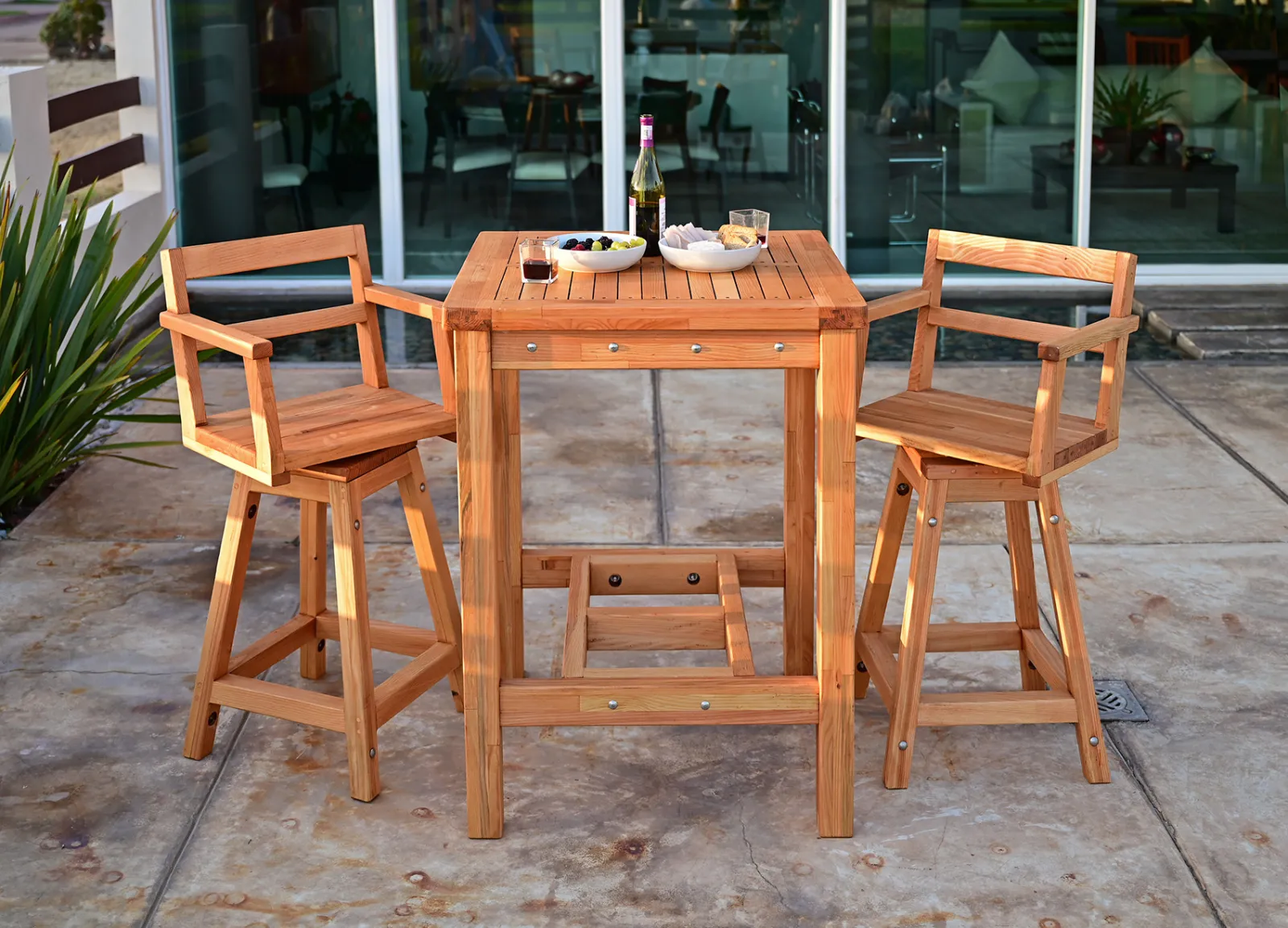 Terrace Wood Cocktail Table, Douglas-fir