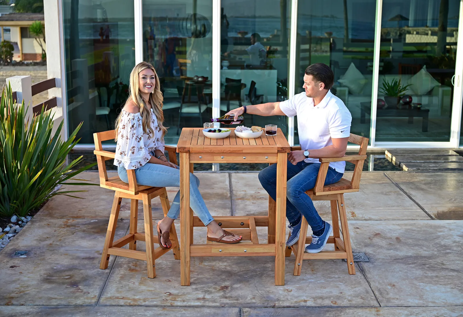 Terrace Wood Cocktail Table, Douglas-fir