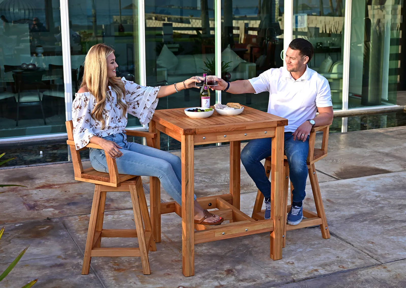 Terrace Wood Cocktail Table, Douglas-fir