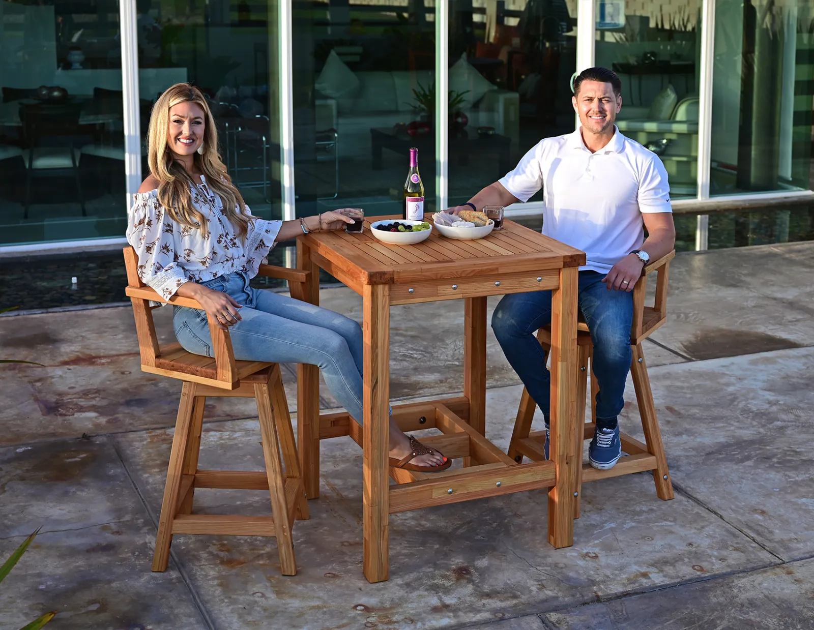 Terrace Wood Cocktail Table, Douglas-fir