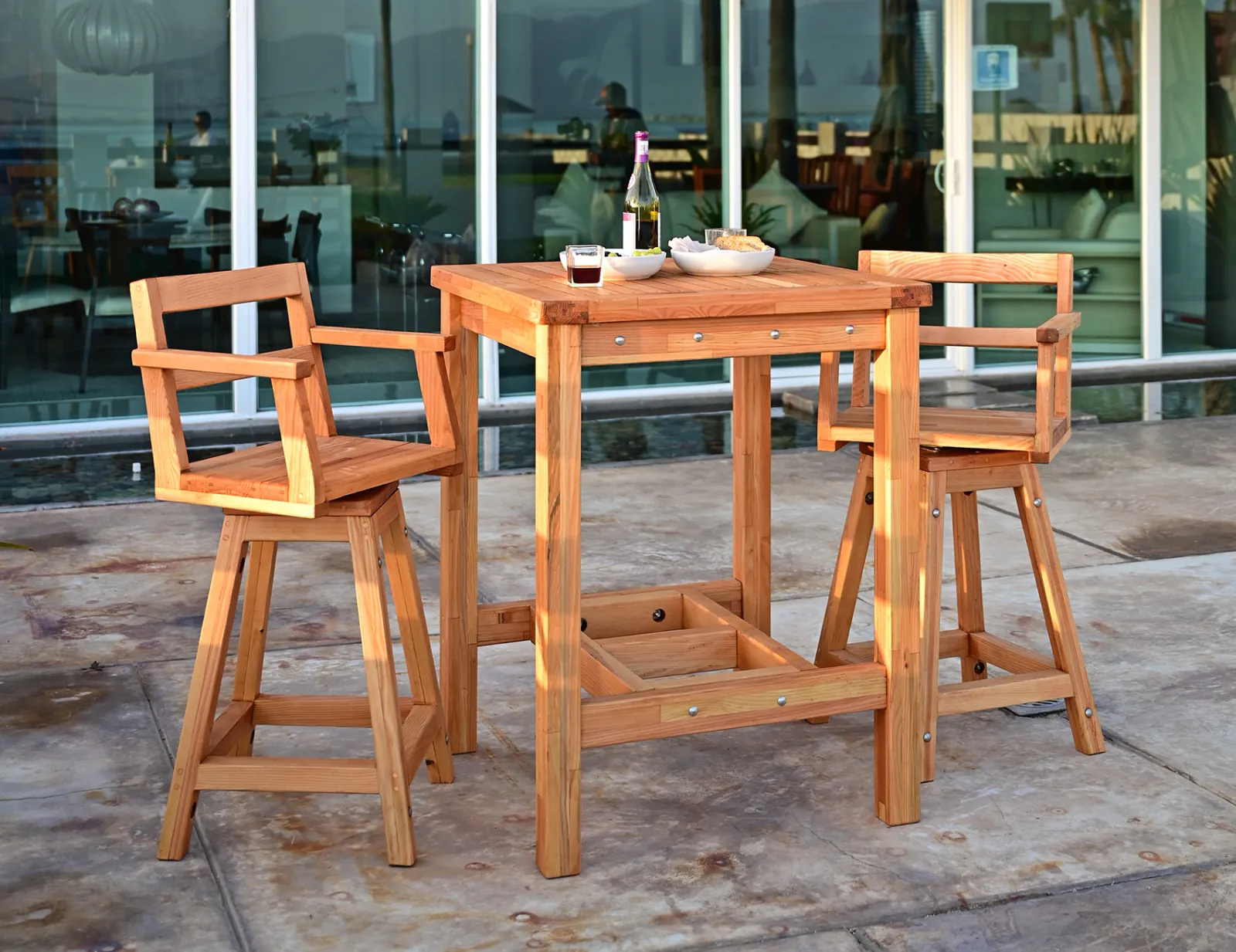 Terrace Wood Cocktail Table, Douglas-fir
