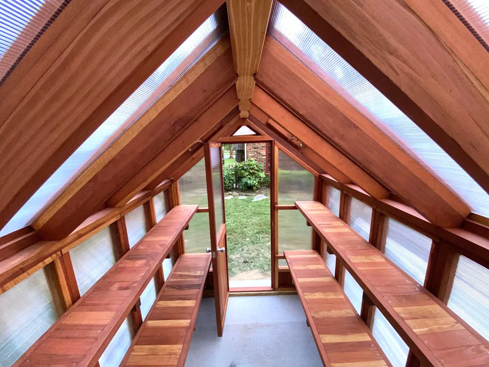 The Forever Hot House, 8 ft L x 6 ft W, California Redwood