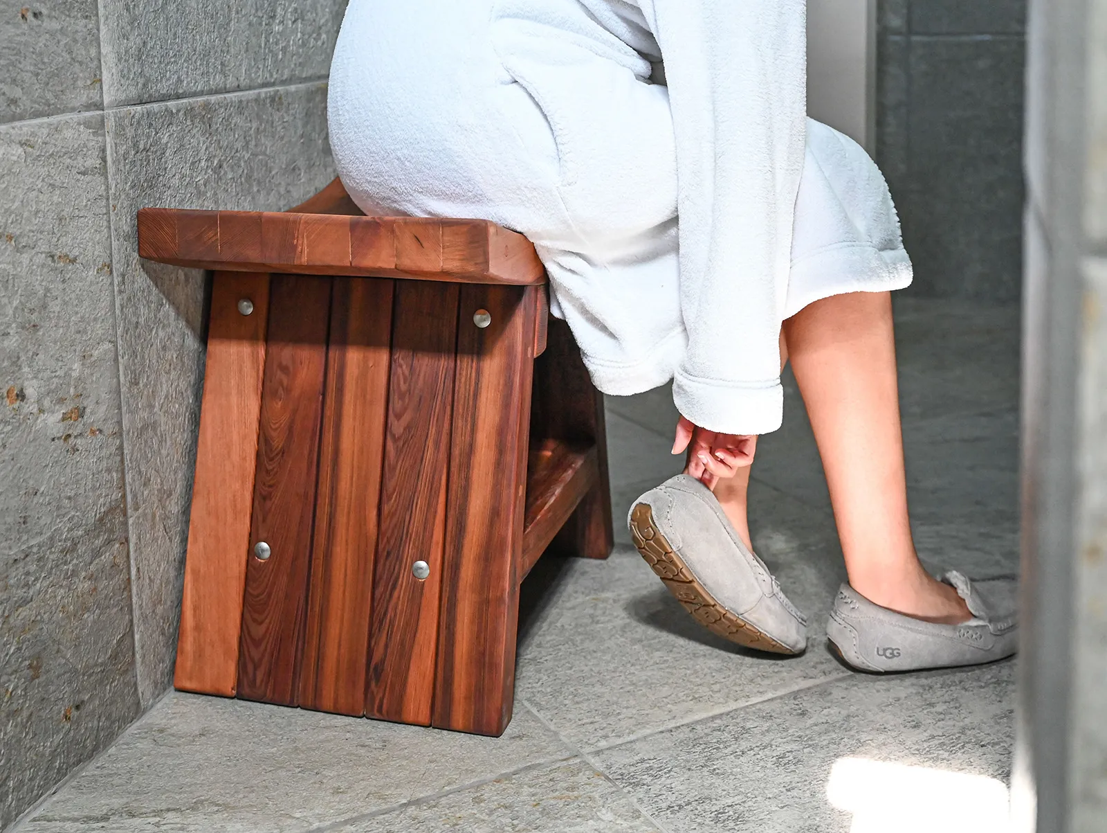 Sanctuary Wood Shower Bench