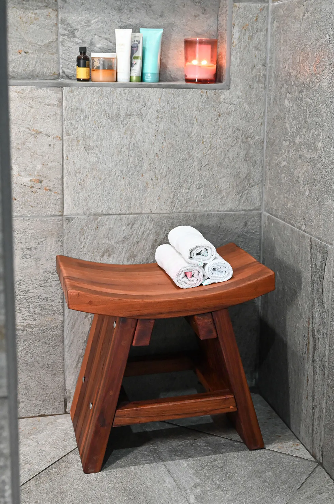Sanctuary Wood Shower Bench