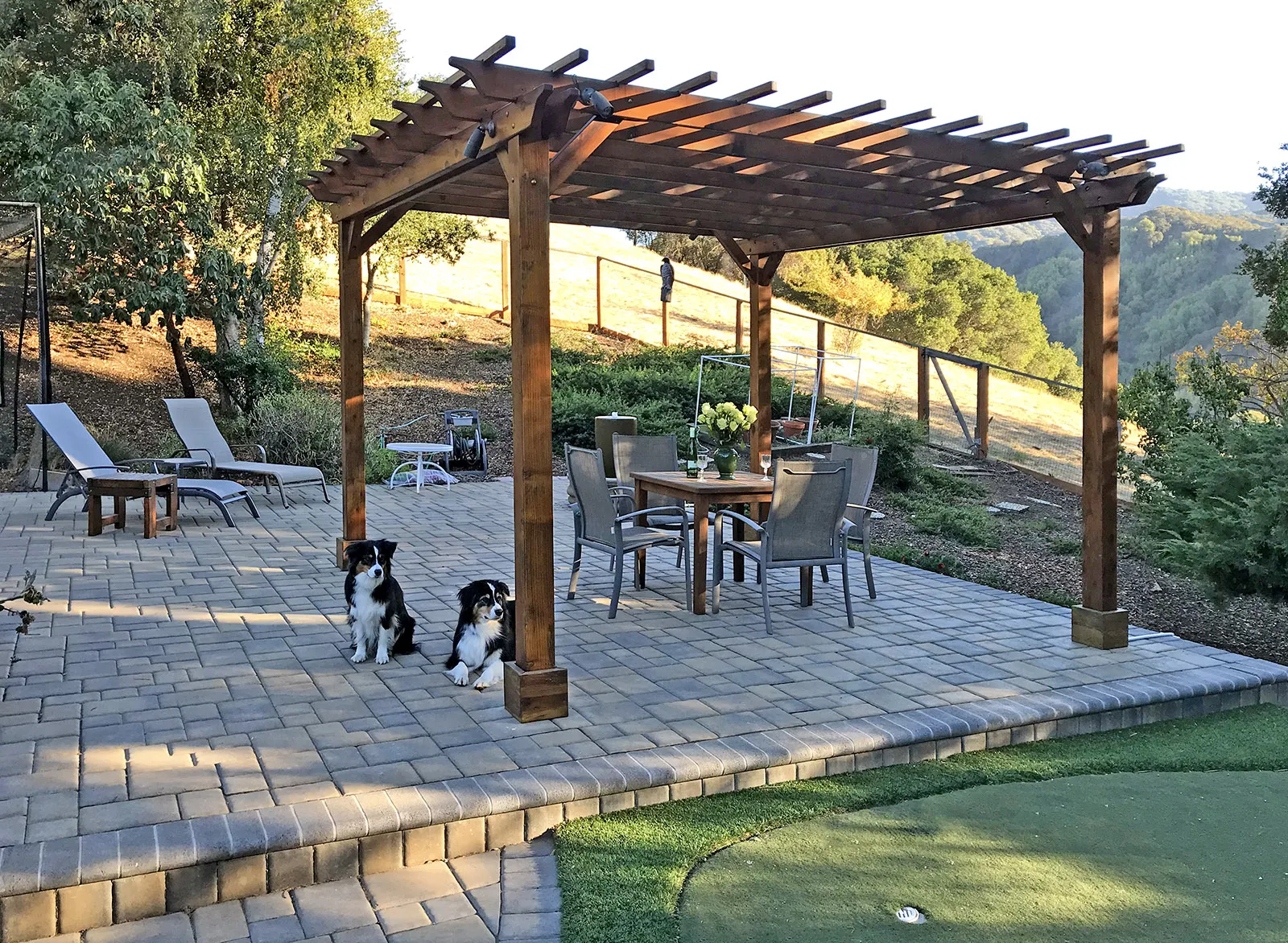 Traditional Wooden Garden Pergola
