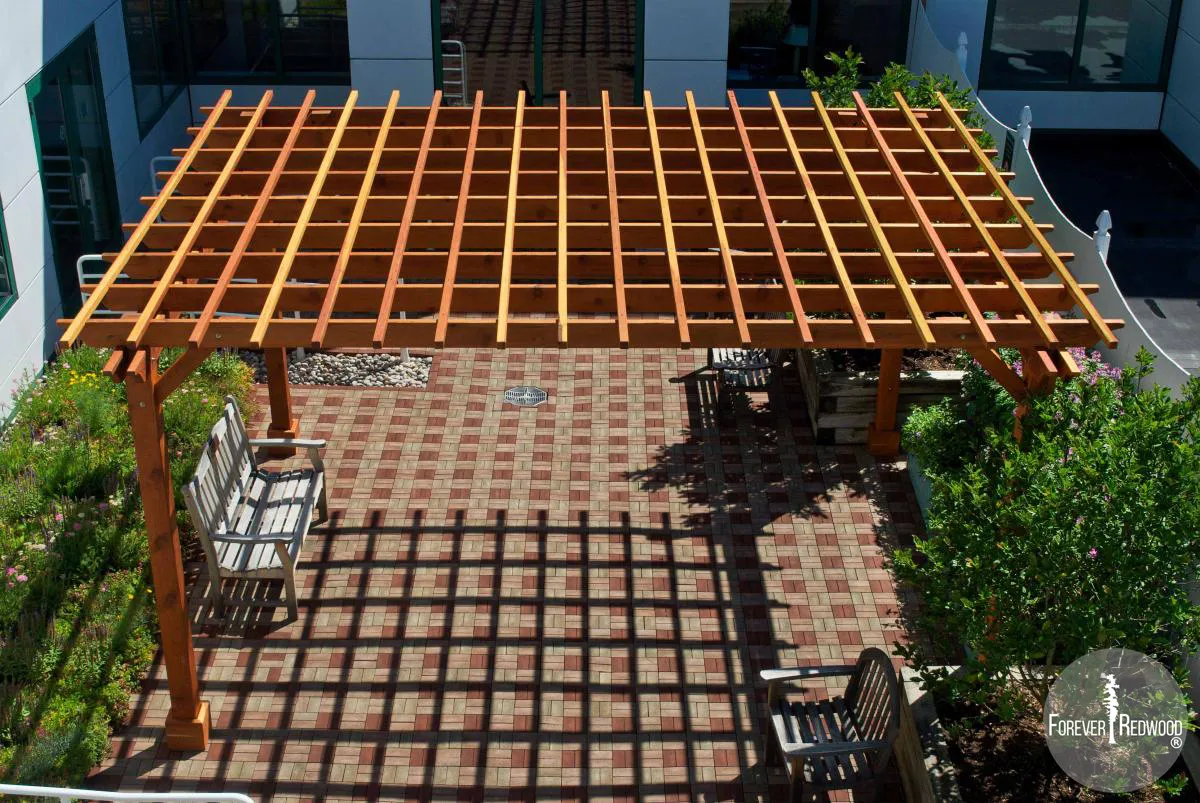 Traditional Wooden Garden Pergola