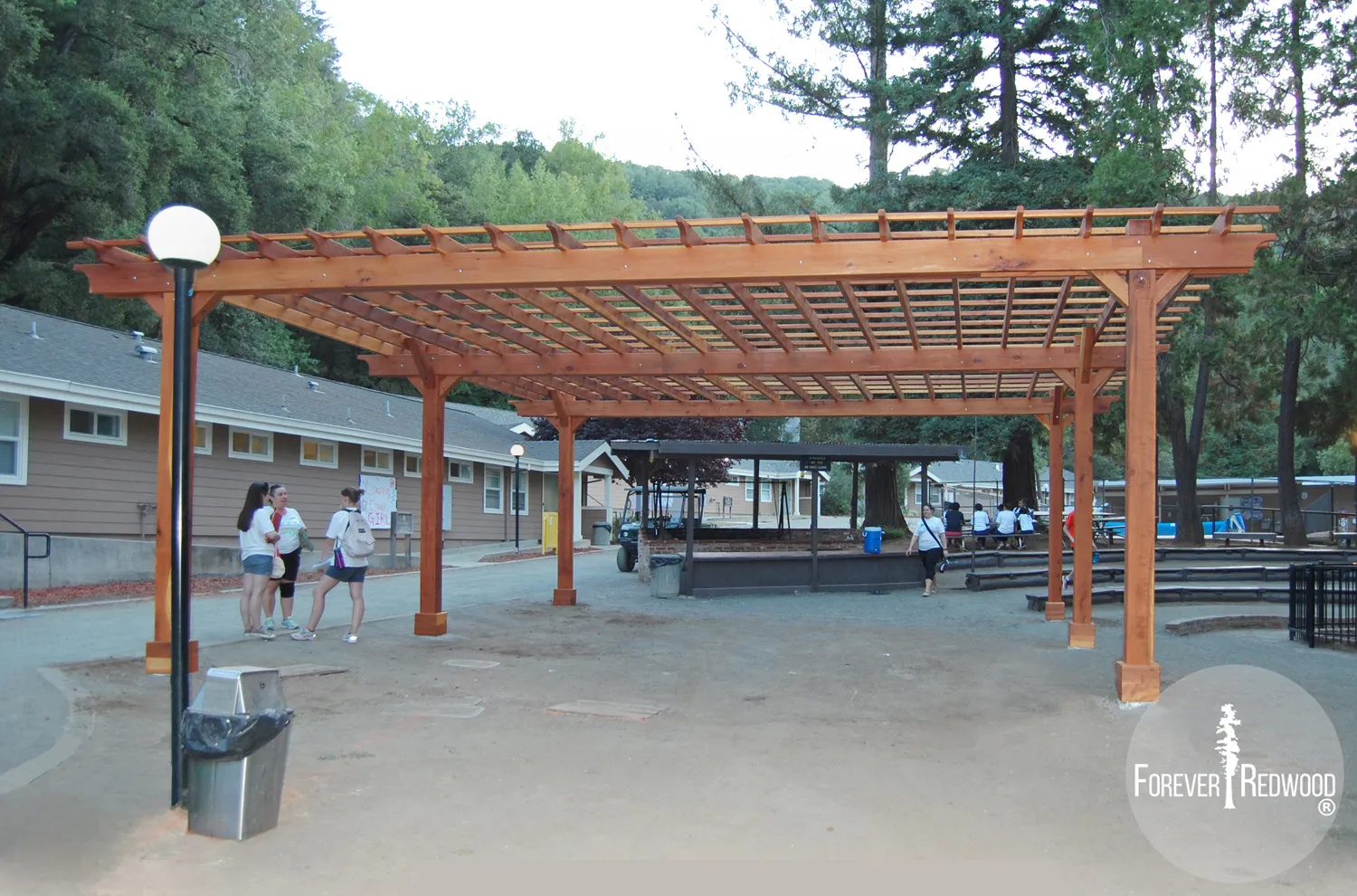 Traditional Wooden Garden Pergola