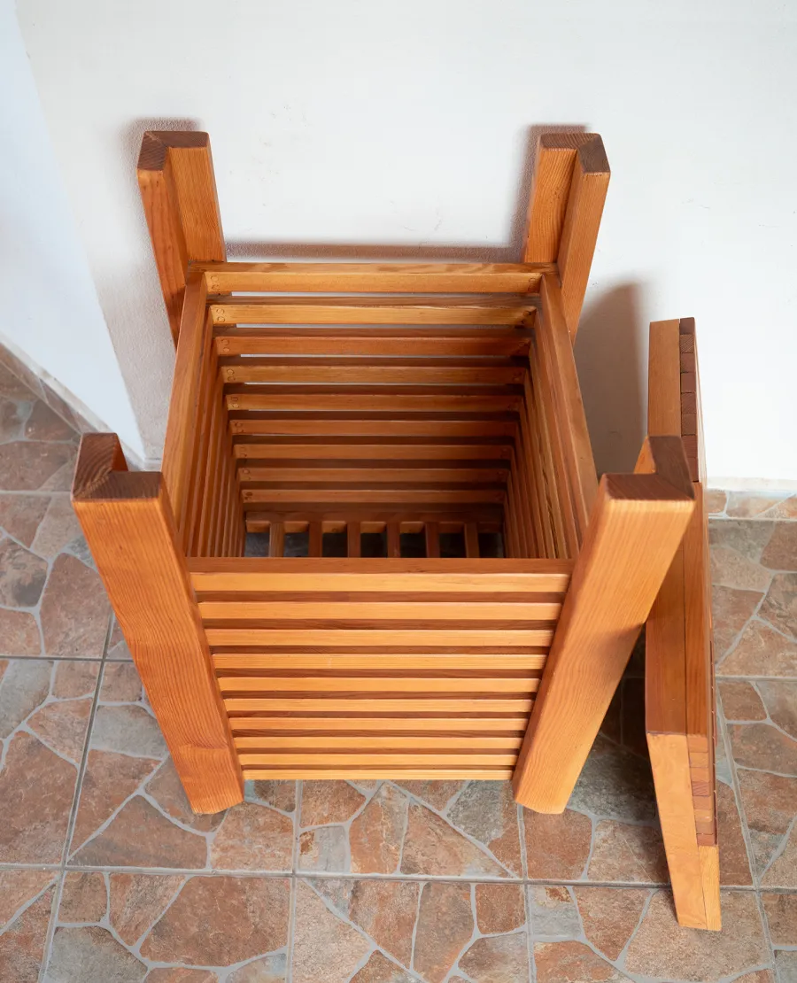 The Trellised Trash Receptacle (Options: Douglas-fir, Transparent Premium Sealant). 