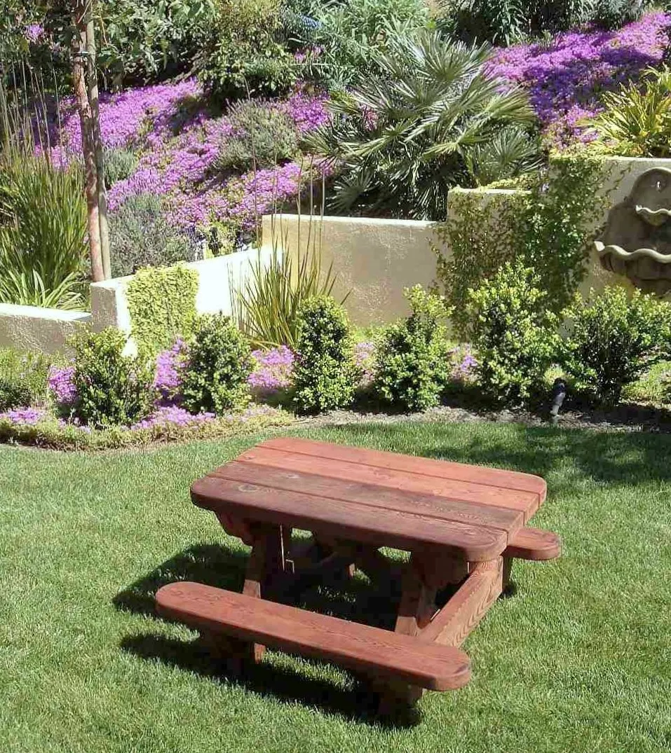Toddler Wooden Rectangular Picnic Table