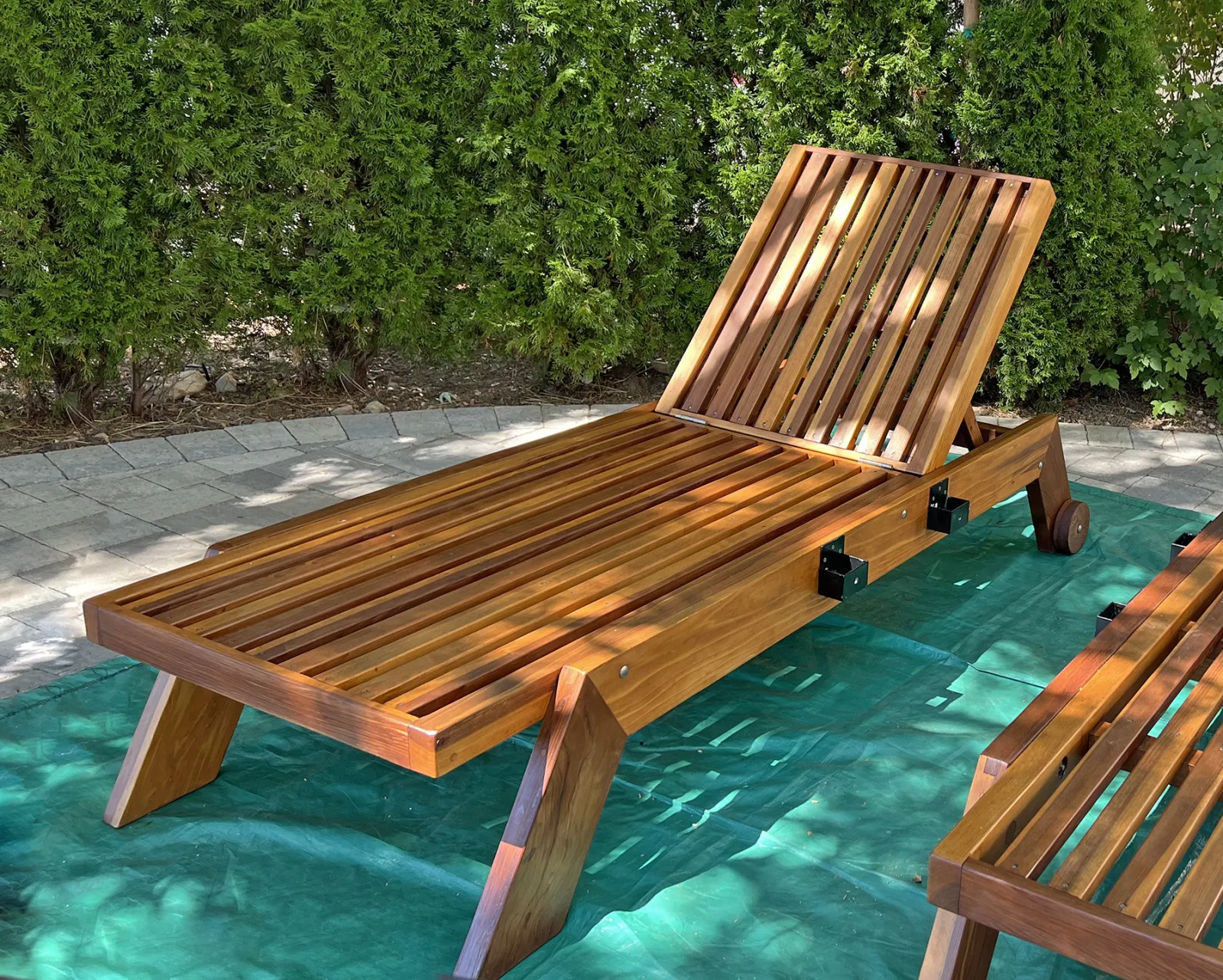 Tony's Wooden Deck Lounger