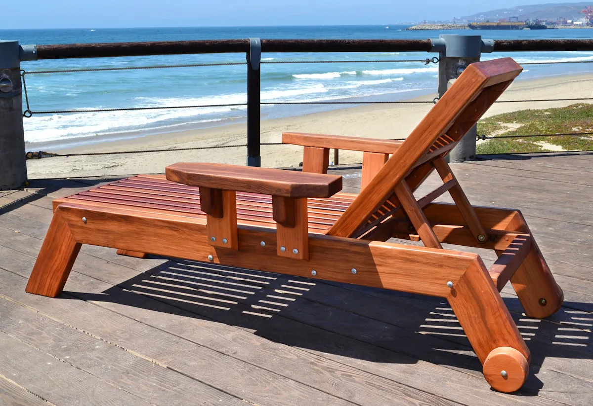 Tony's Wooden Deck Lounger