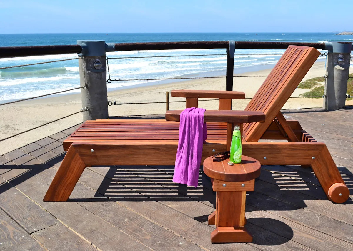 Tony's Wooden Deck Lounger