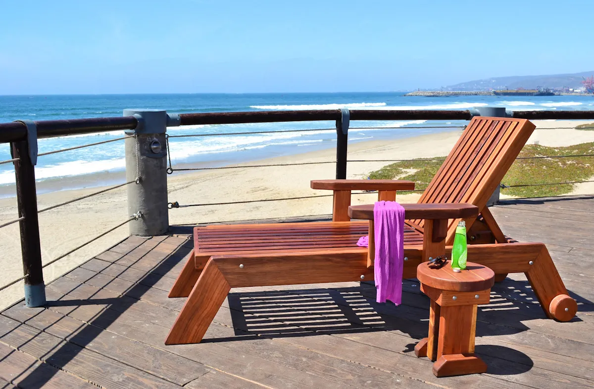 Tony's Wooden Deck Lounger