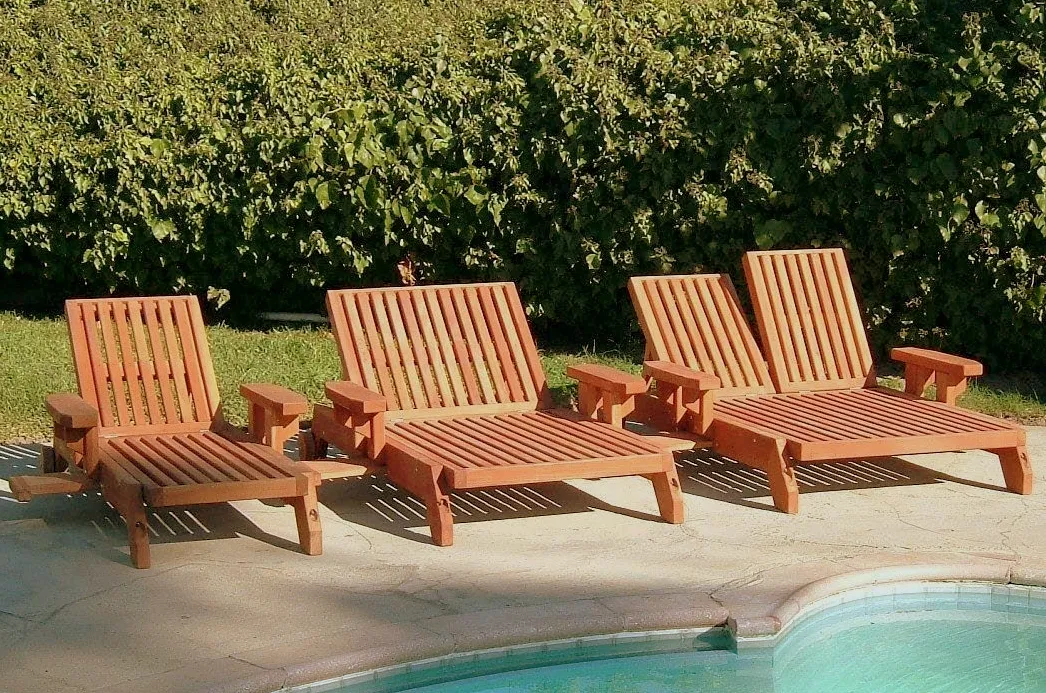 Tony's Wooden Deck Lounger