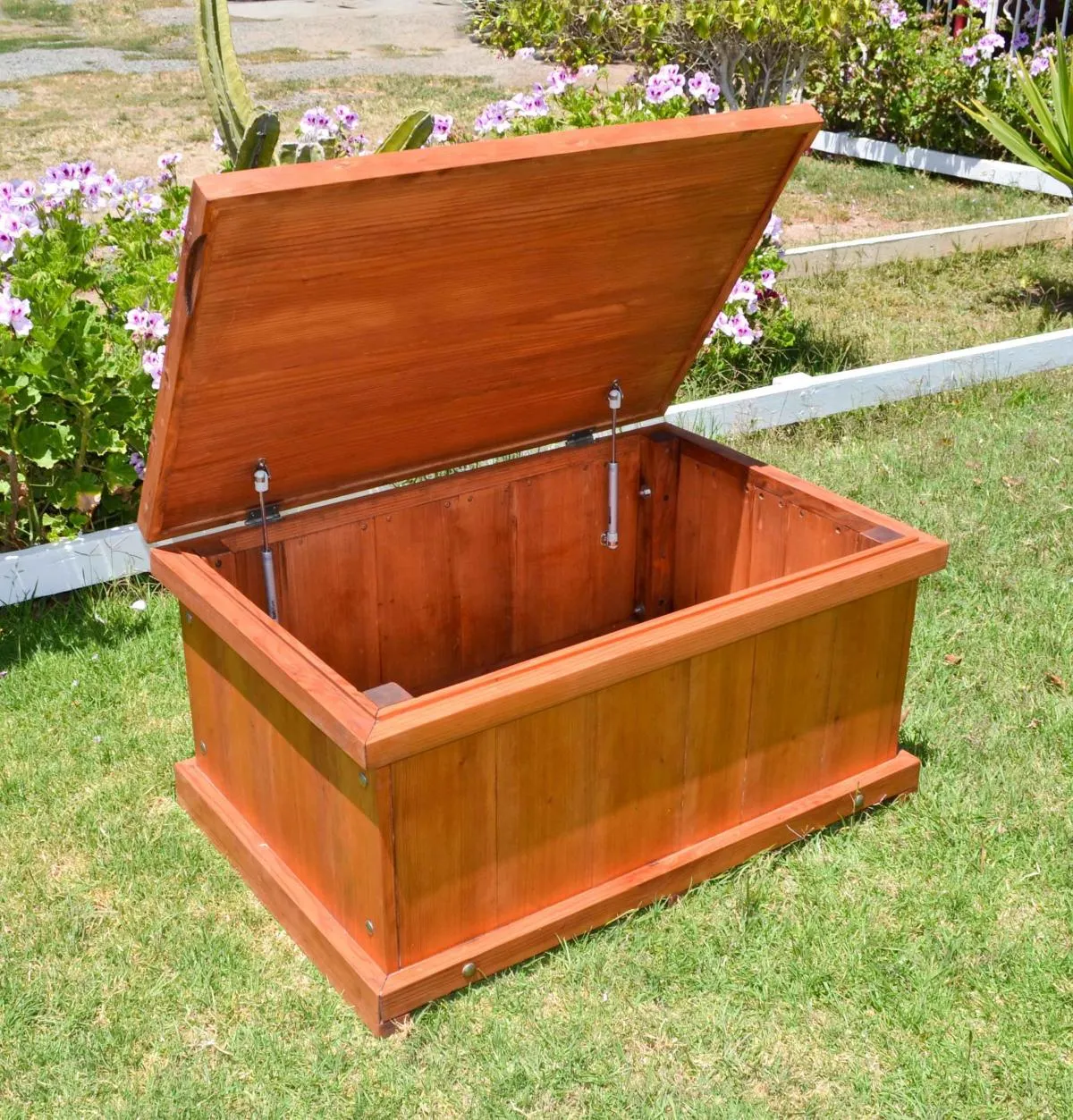 Traditional Wooden Storage Bench