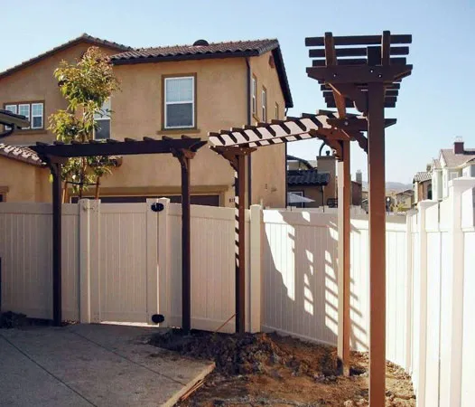 Two-Post Wood Arbor