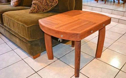 Vera's Custom Wood Side Table