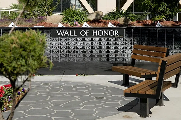 Veterans Wood Bench