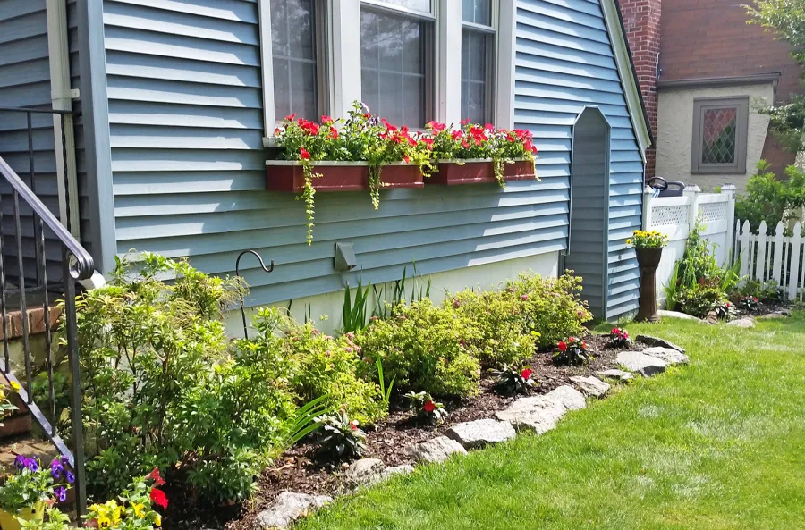 Window Box Planters (Options: 24" L, 9" W, 9" H, Redwood, Add Steel Hangers, No Railing Strips, Custom Finish).