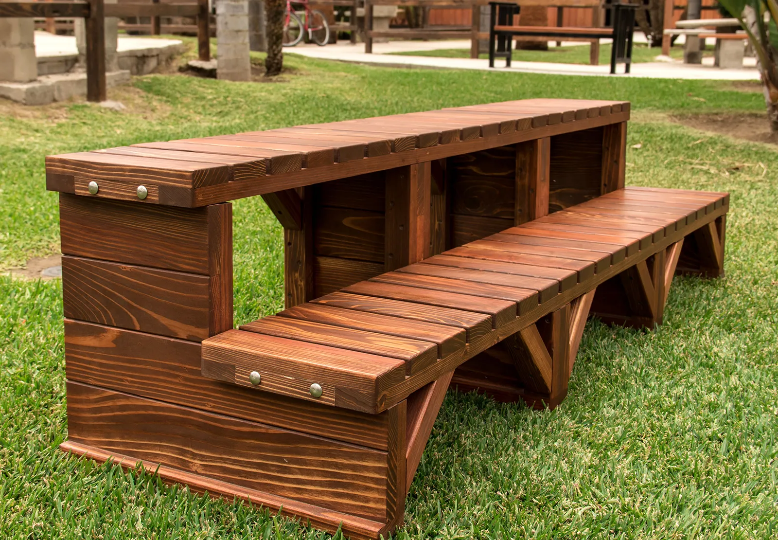 Wooden Spa Step