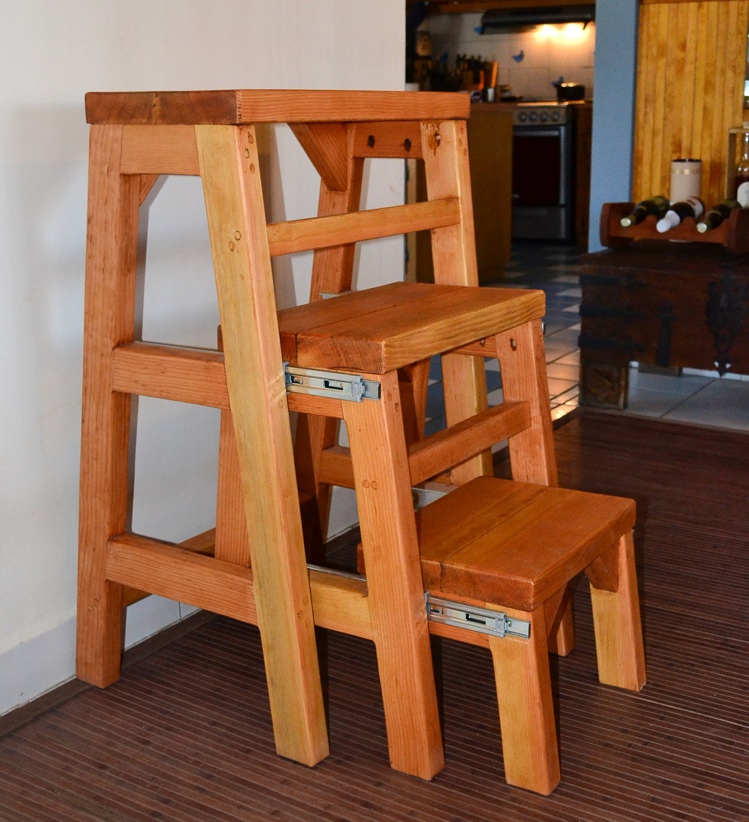 3 Step Wood Stool