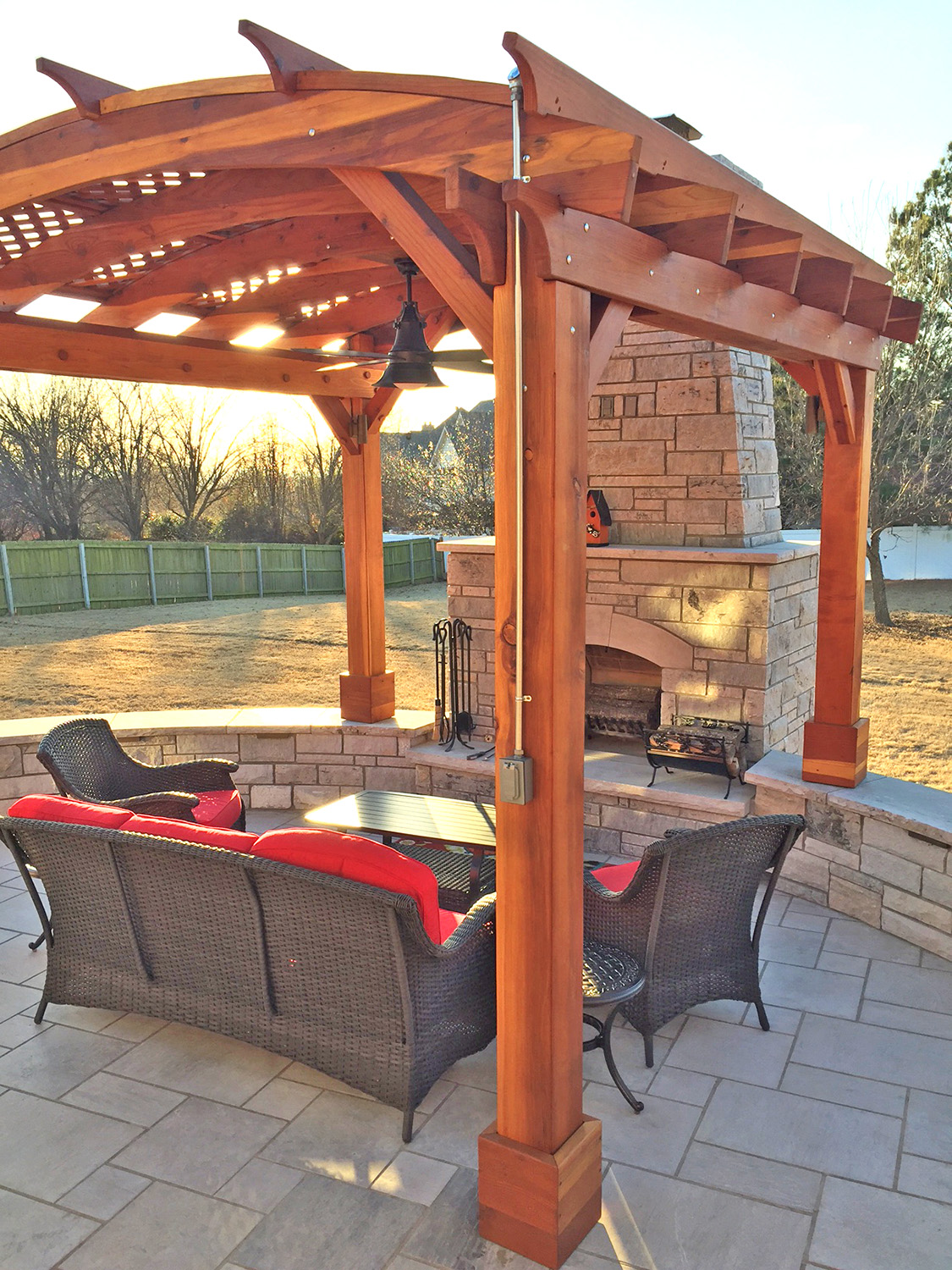 backyard pergola kits on Arched Pergola Kits Redwood Arched Garden Pergolas