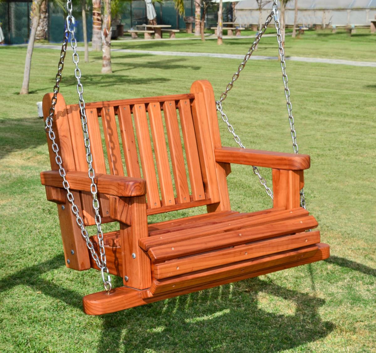 Garden Chair Swing - Redwood Swings | Forever Redwood