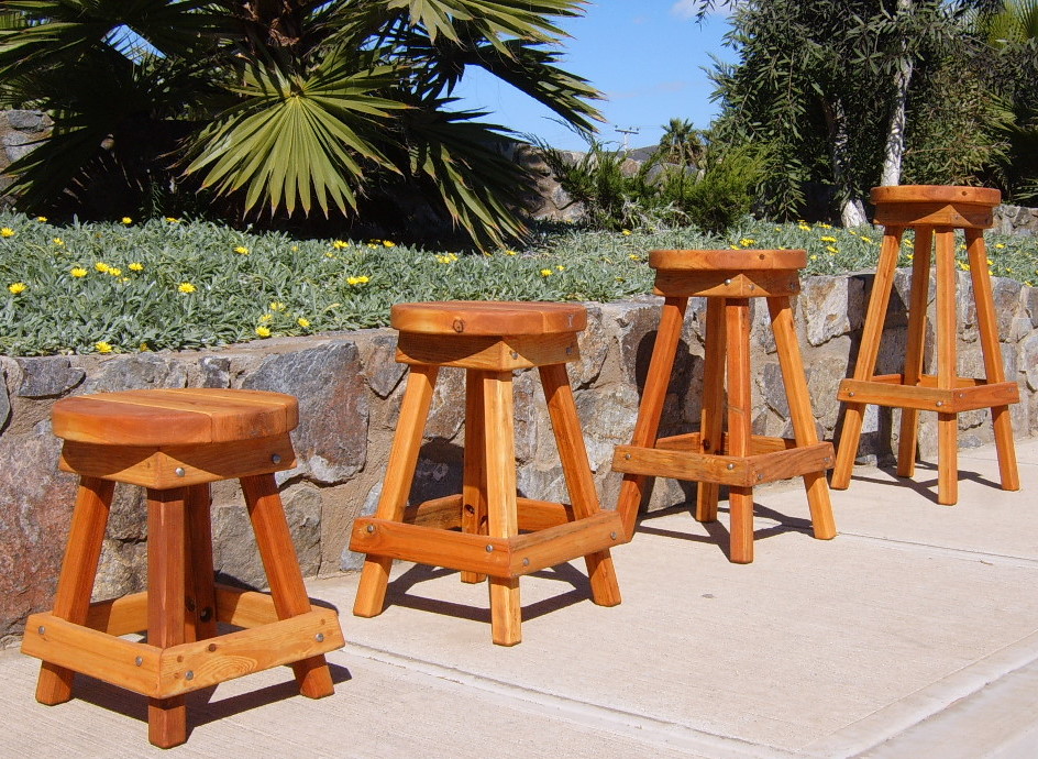 Backless Wooden Bar Stool Custom Made, What Is The Diameter Of A Bar Stool