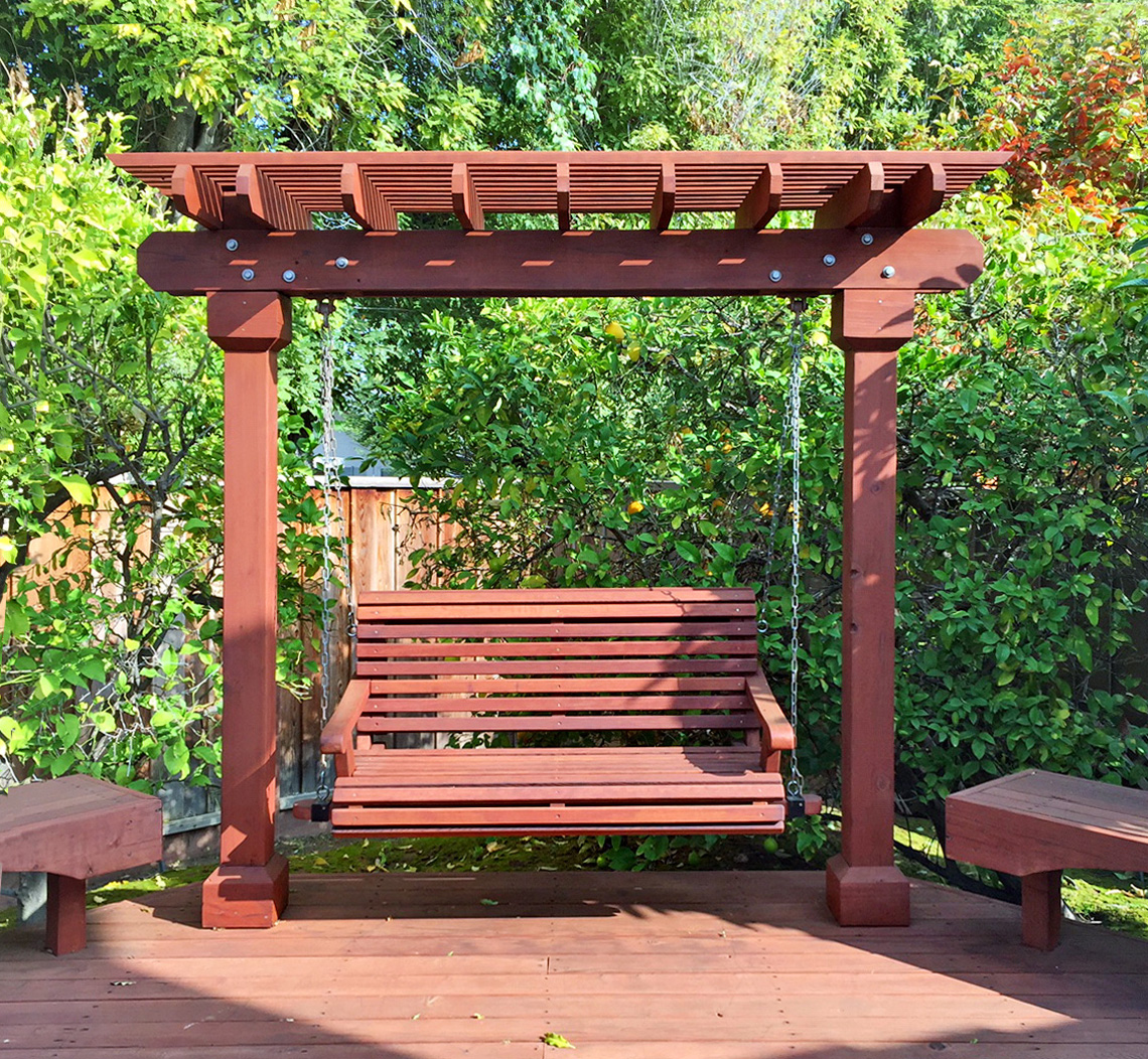 Bench Swings (Seats Only). Built to Last Decades | Forever Redwood
