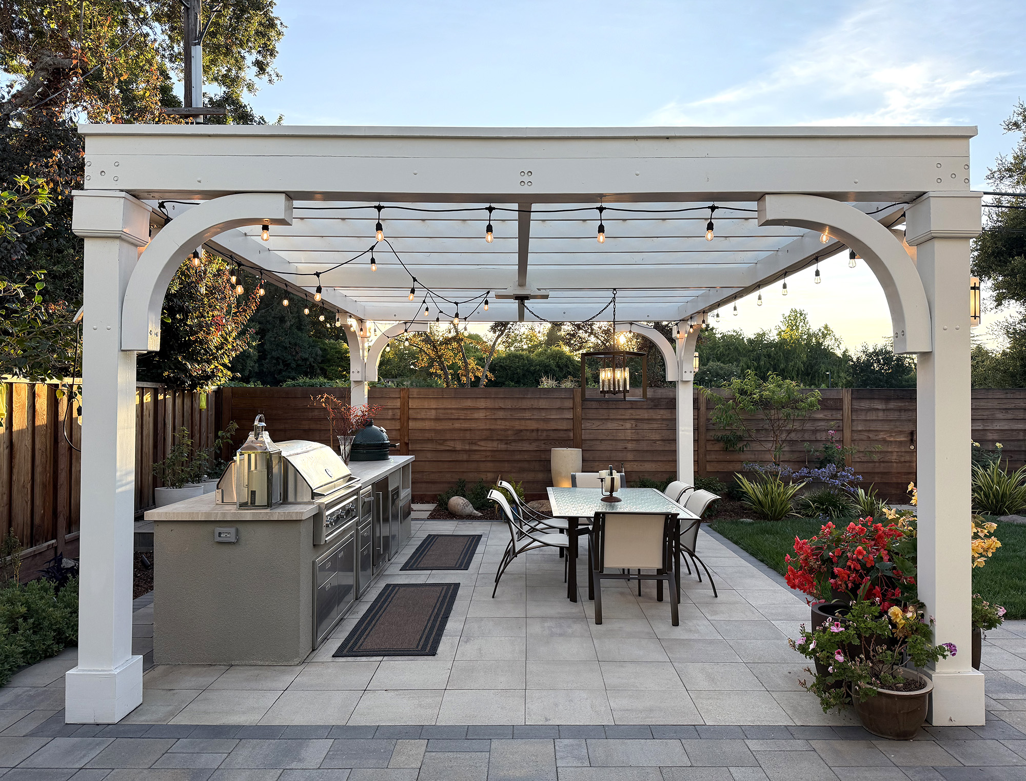 Cherry Hill Outdoor Pergola Kit: Custom Made Outdoor Wood Pergola Kits