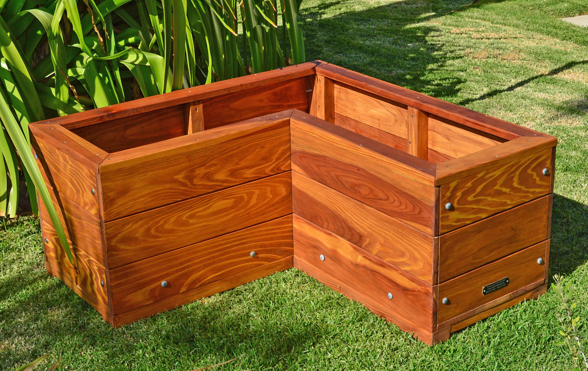 The Forever Corner Planters, Built to Last Decades Forever Redwood