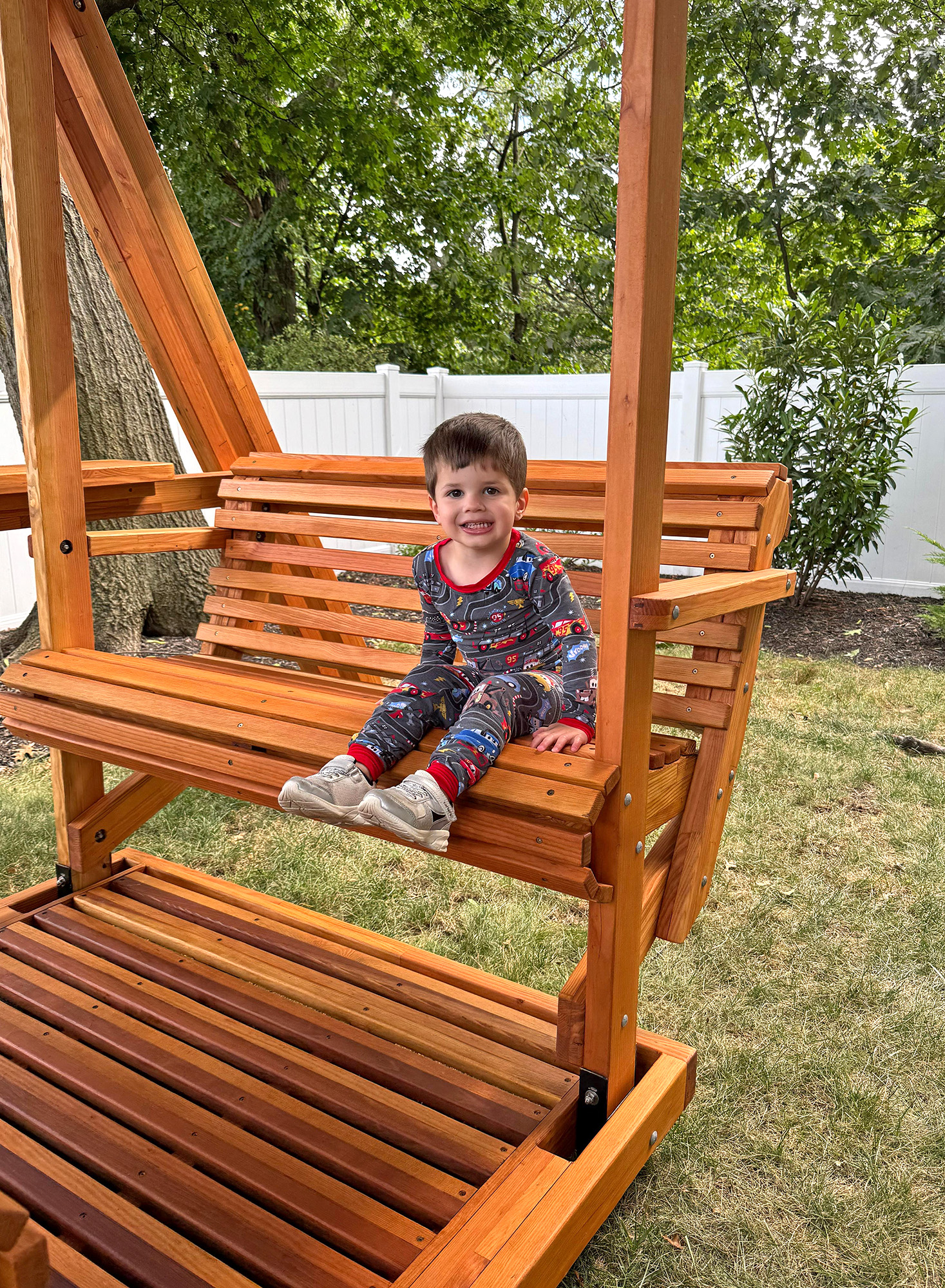 Jean's Ultimate Swing Set | Forever Redwood