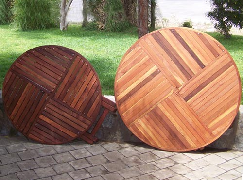 Folding round wood table hotsell