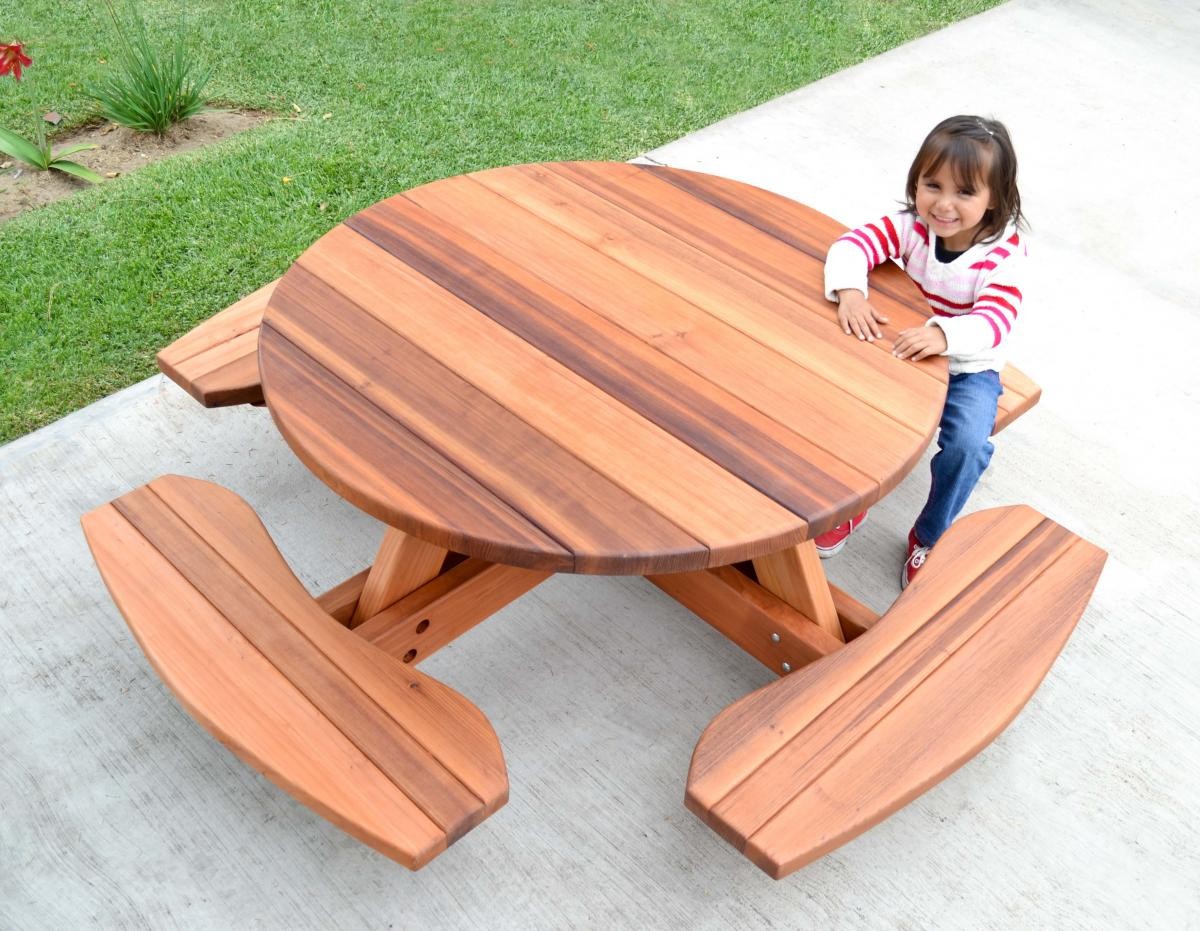 large round kids table