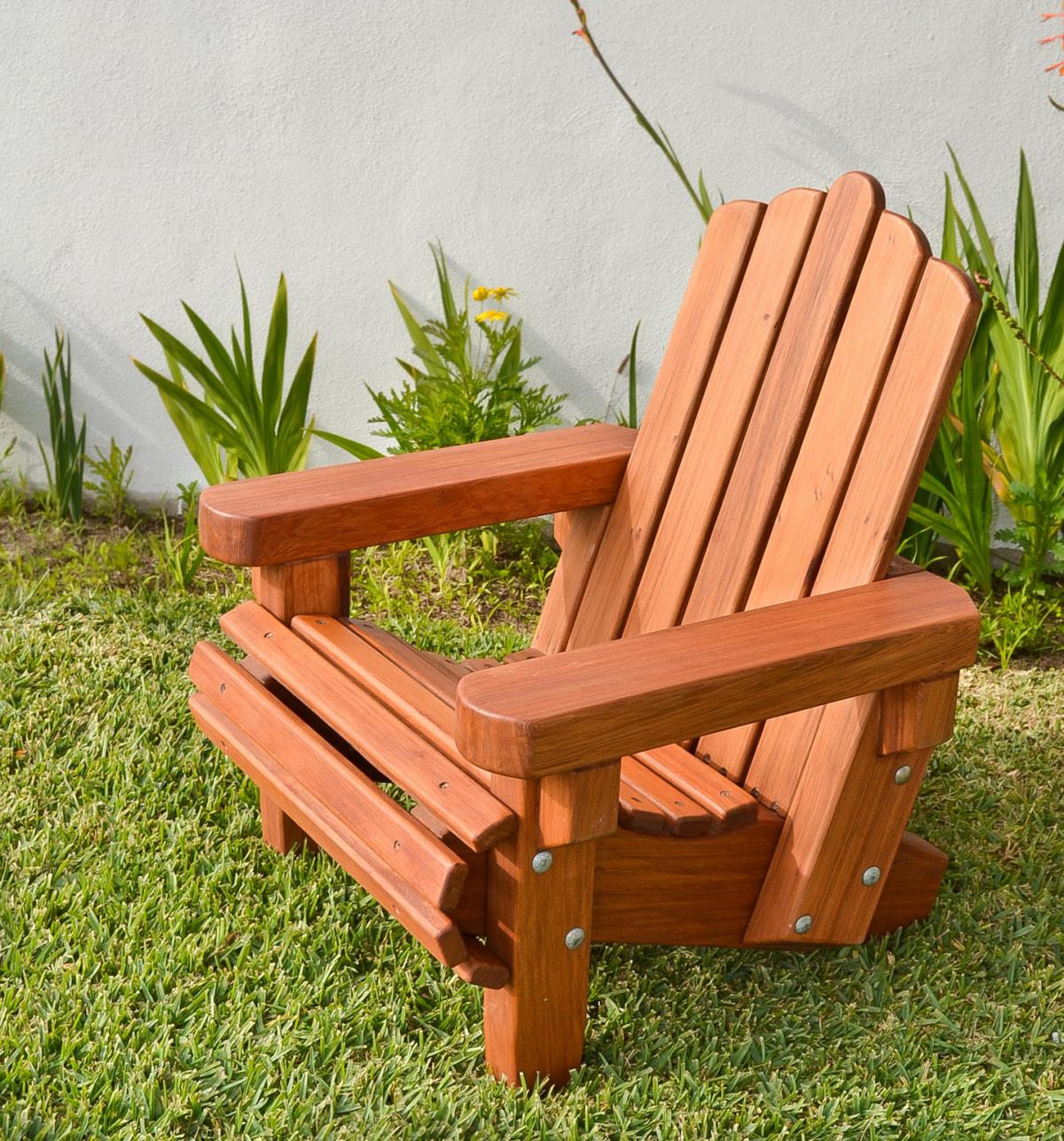 Kids Wooden Adirondack Chair, Outdoor Wooden Chairs