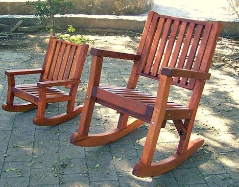 Kids wooden rocker clearance