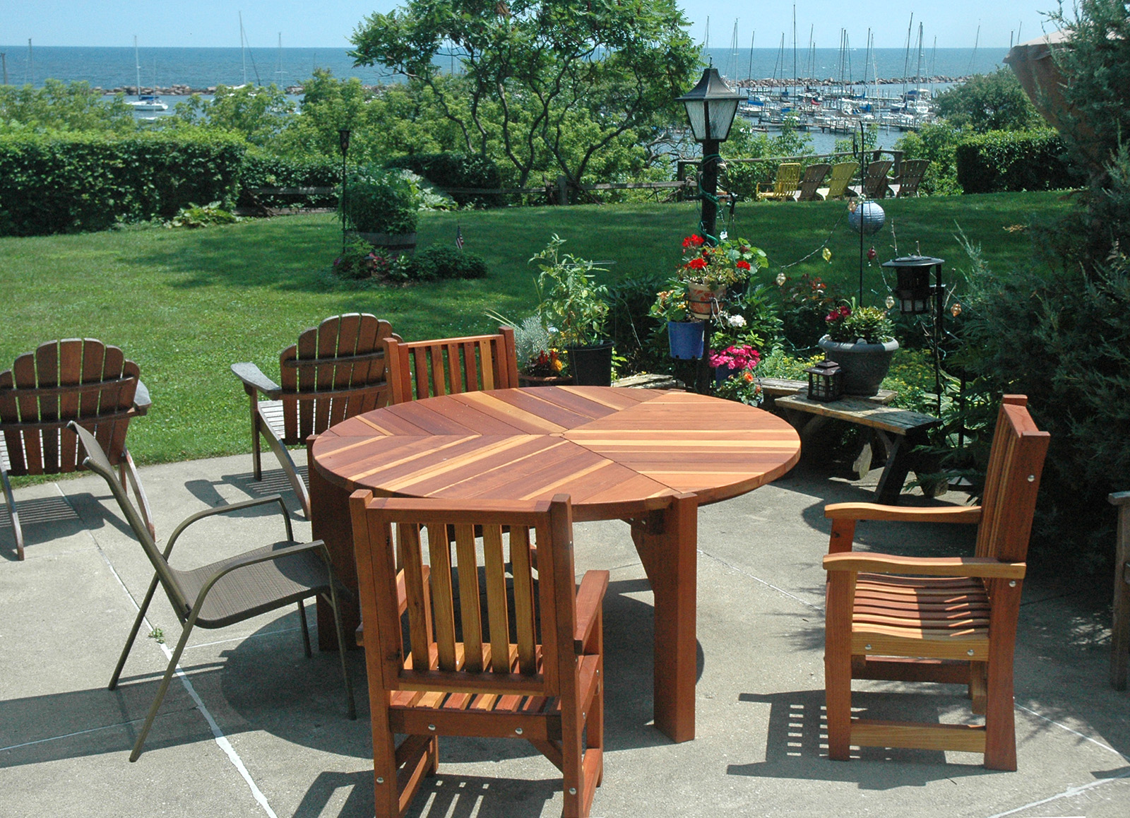 Retro Outdoor Patio Table: 1950s Table & Chairs