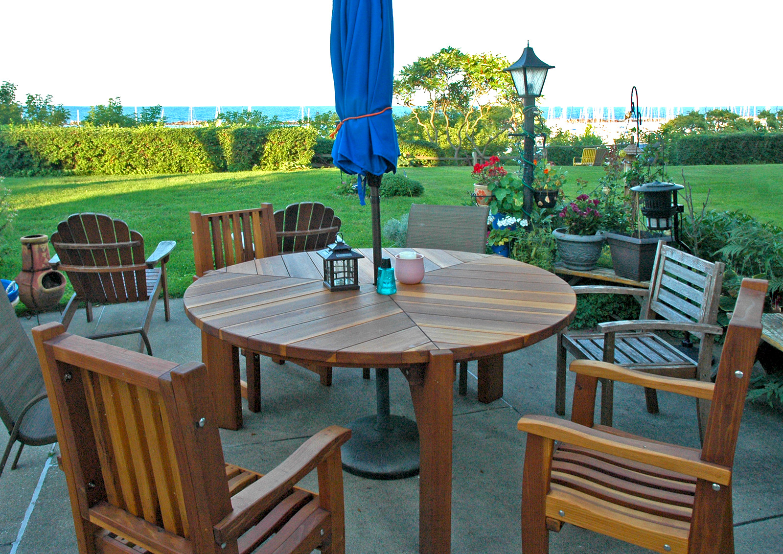 Retro Outdoor Patio Table: 1950s Table & Chairs