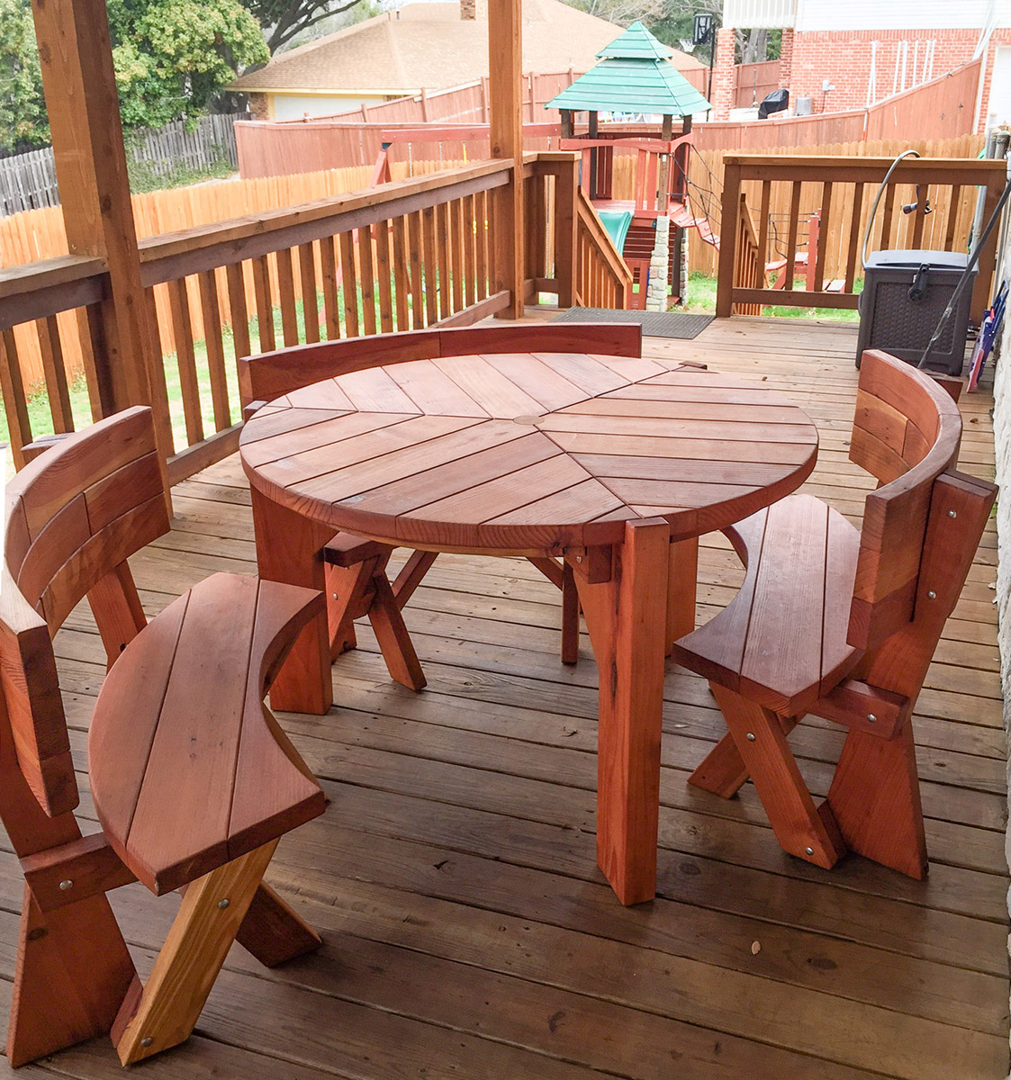 Retro Outdoor Patio Table: 1950s Table & Chairs