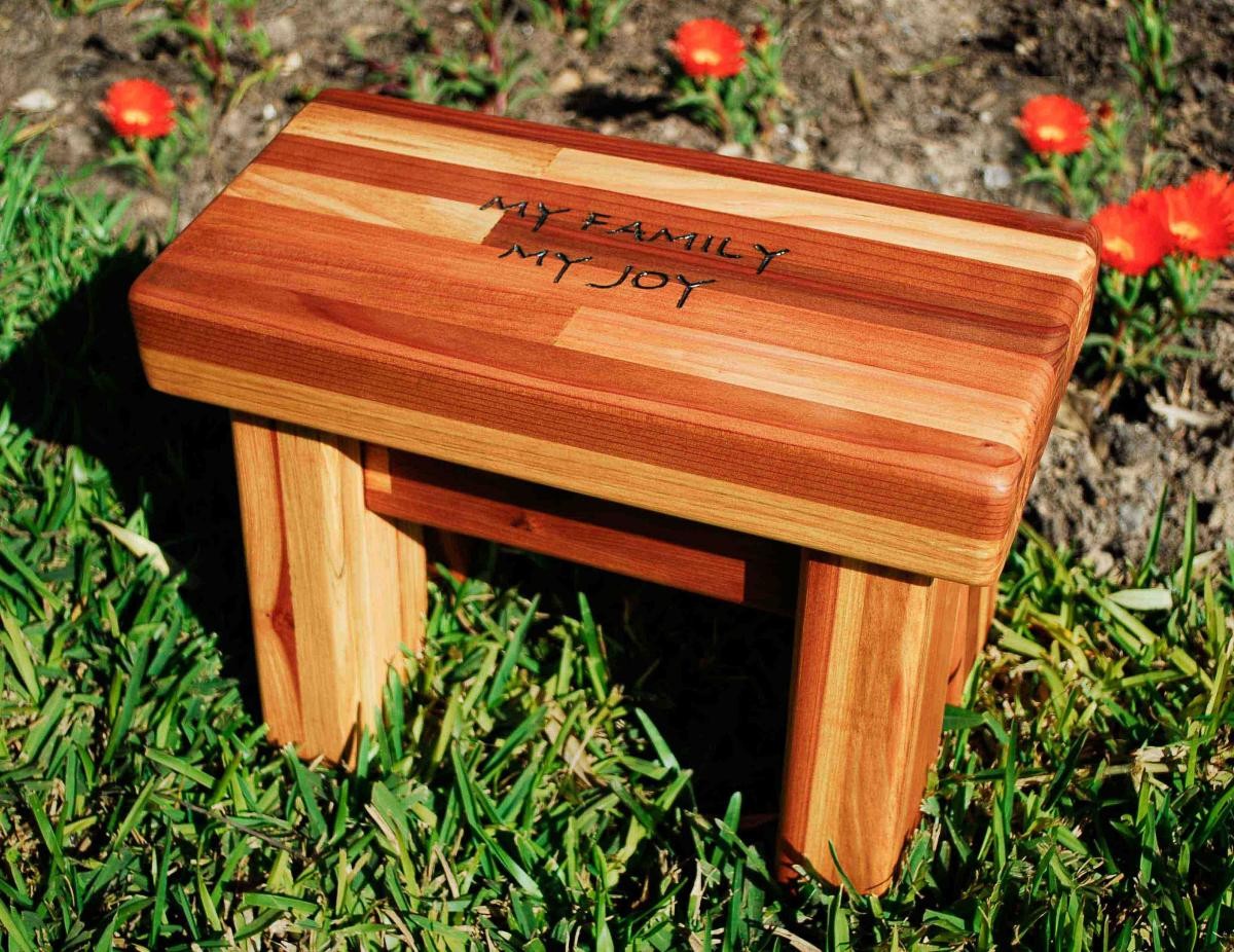 Mini step stool top