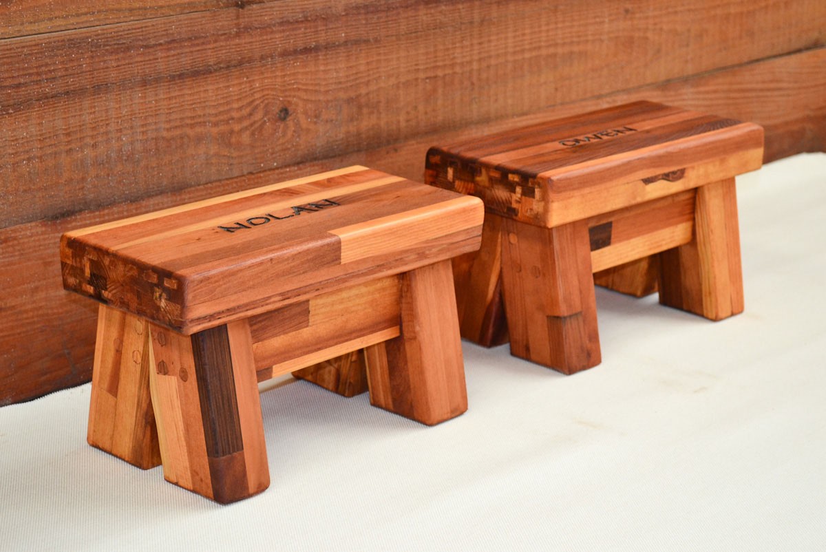 Wooden foot stools for sale deals