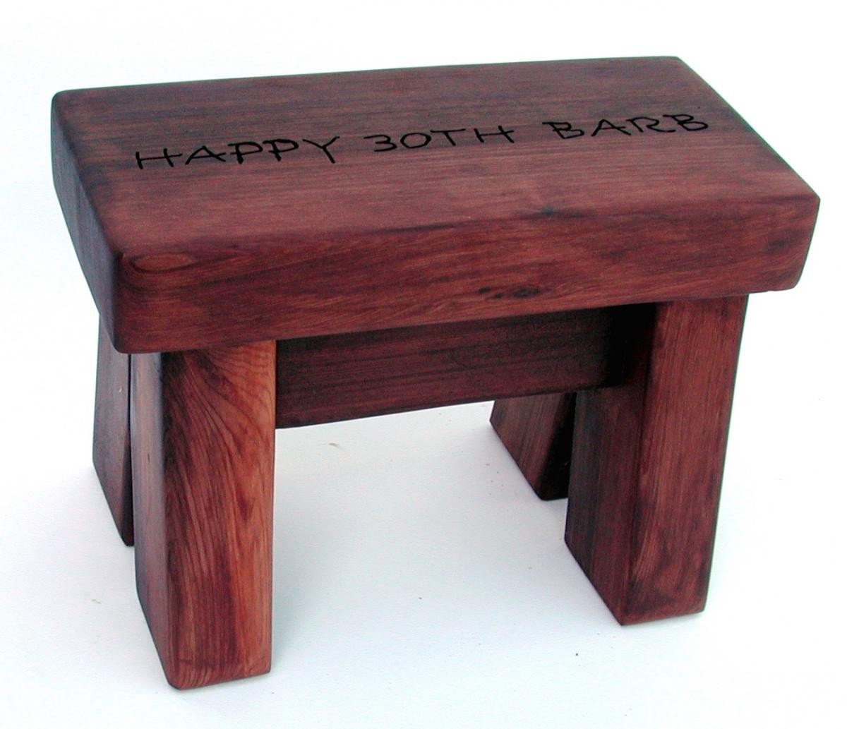 Wooden foot hot sale stools for sale