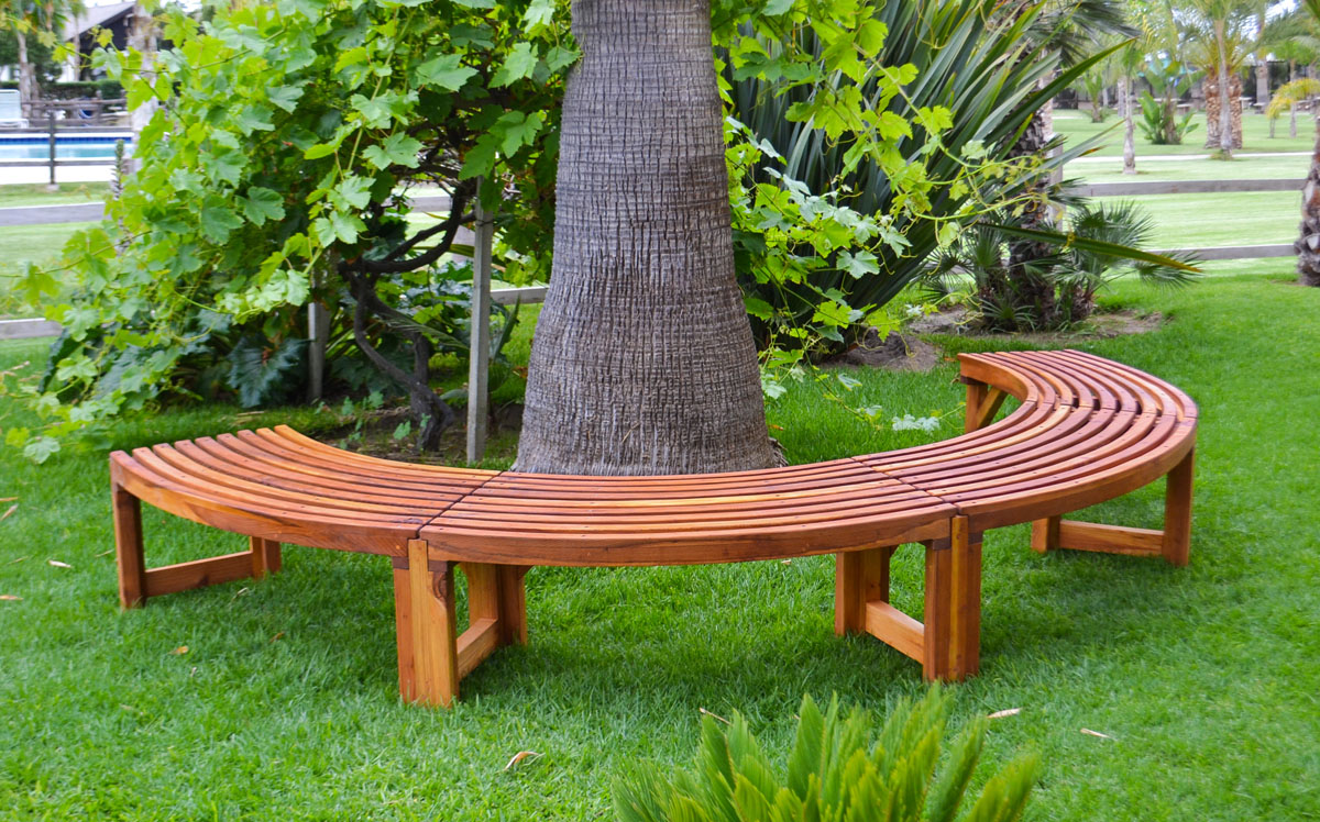 Miramar Half Circle Tree Bench