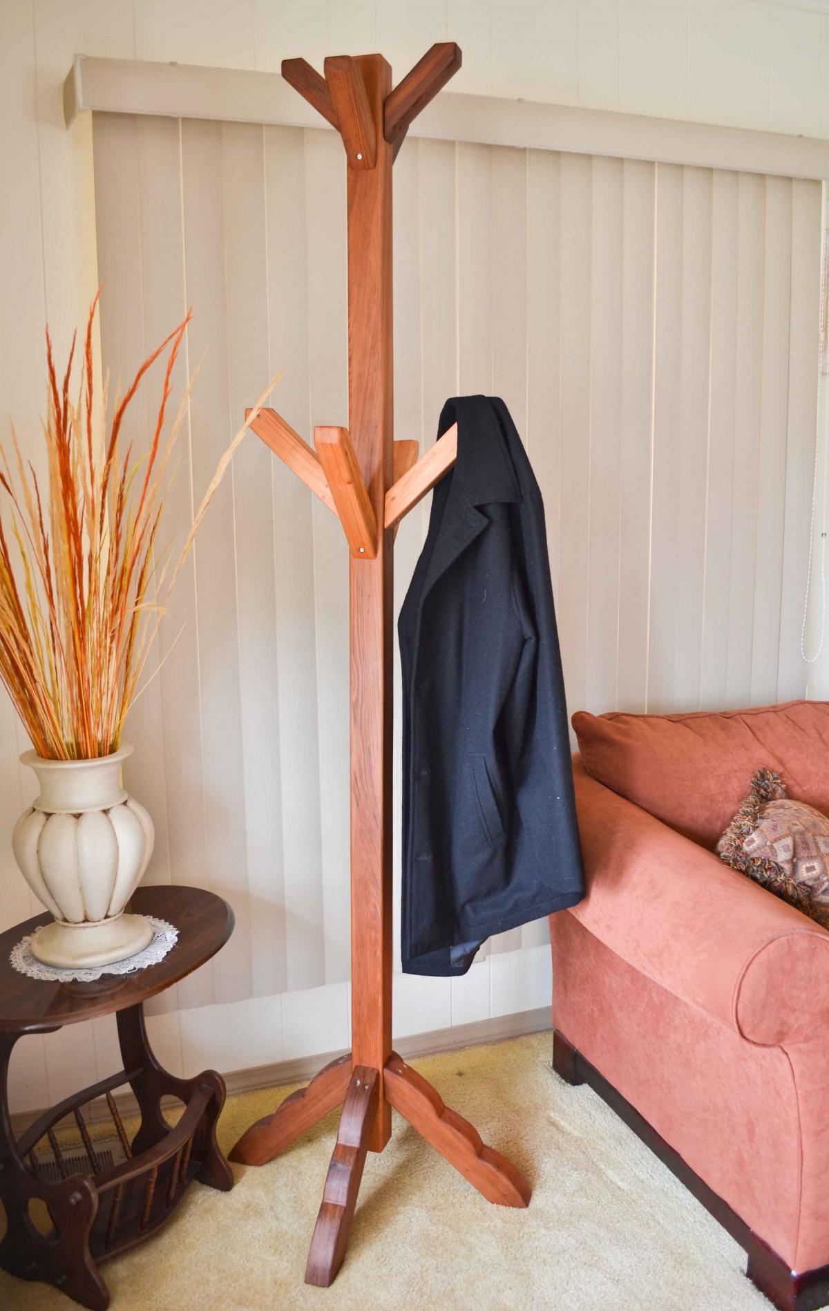 Mooby's Hall Tree Indoor Furniture Forever Redwood