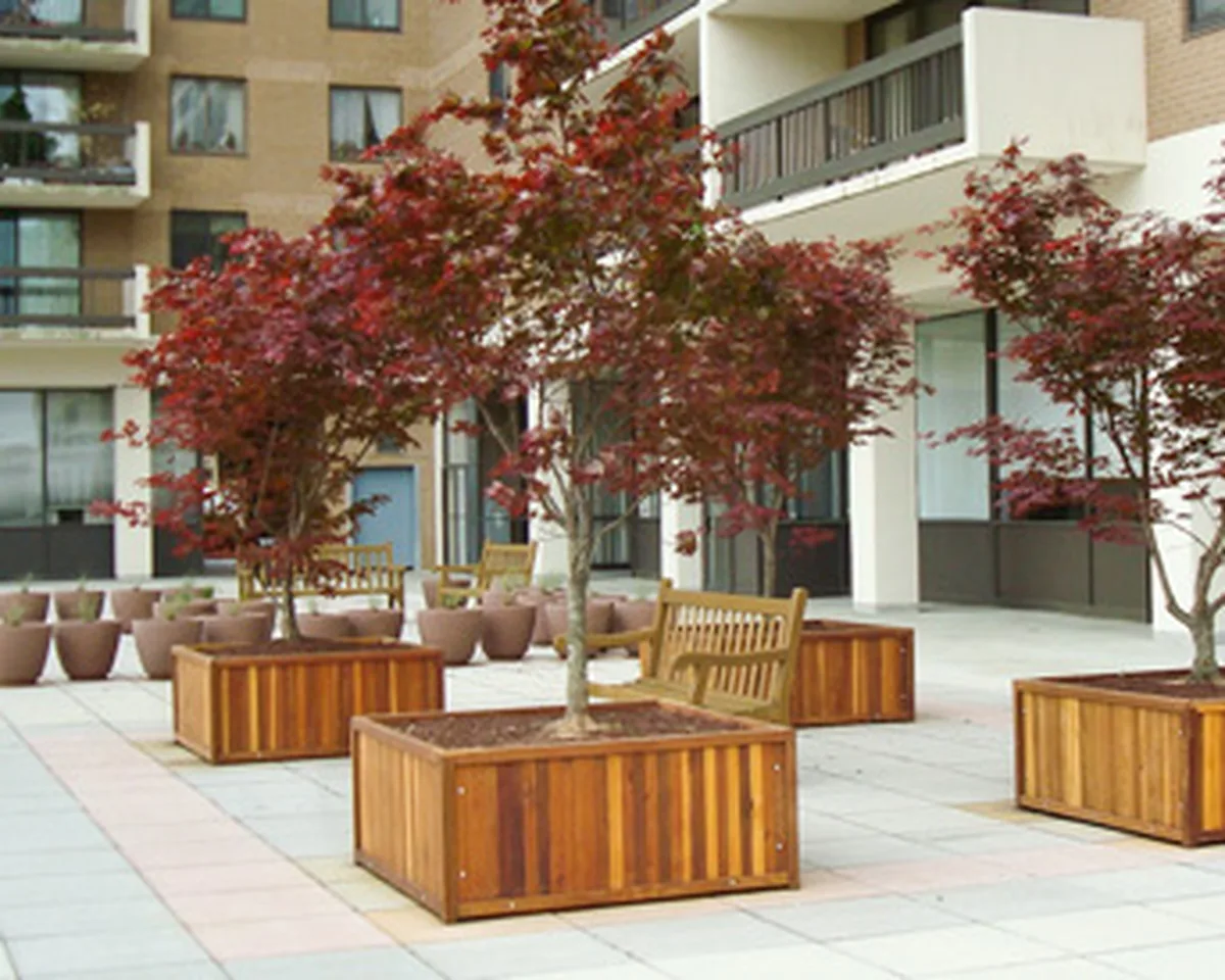 Large Wooden Planters | Forever Redwood