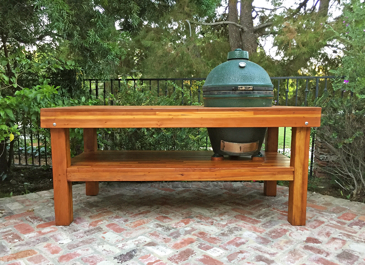 Outdoor High Grill Table Fusion High Wood & Gas With 8 Seats