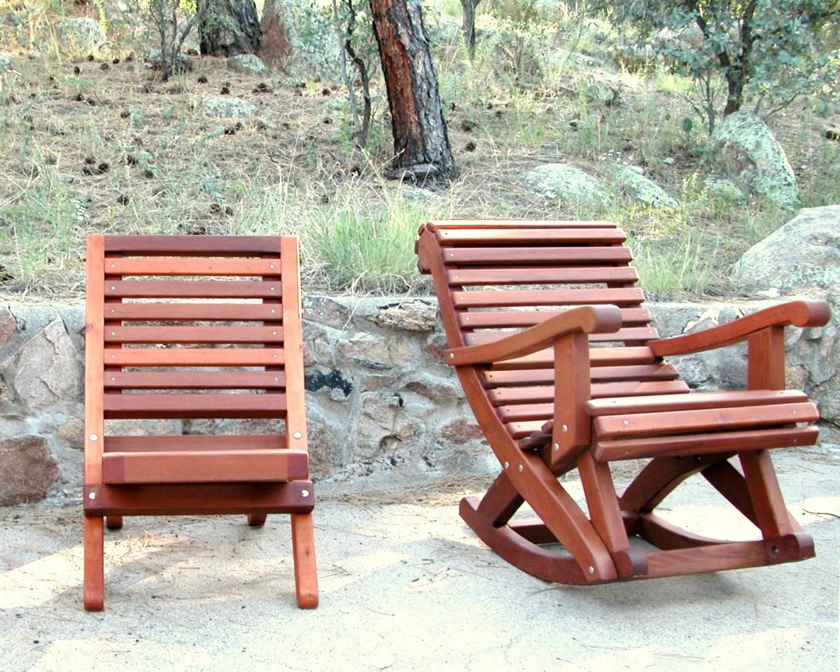 Beach Chair And Ensenada Rocker In Old Growth44 