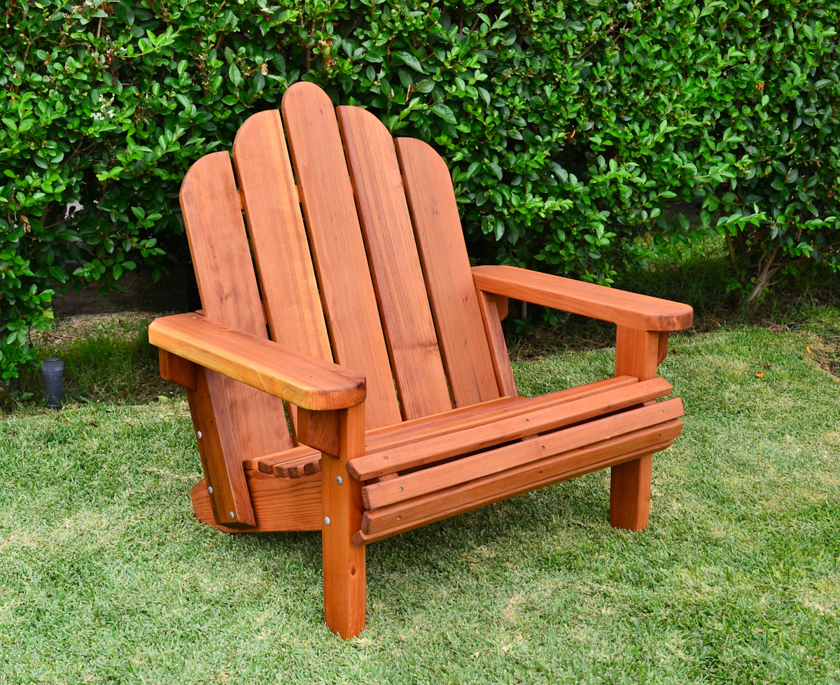 Redwood Adirondack Chair: Custom Wood Adirondack Chairs