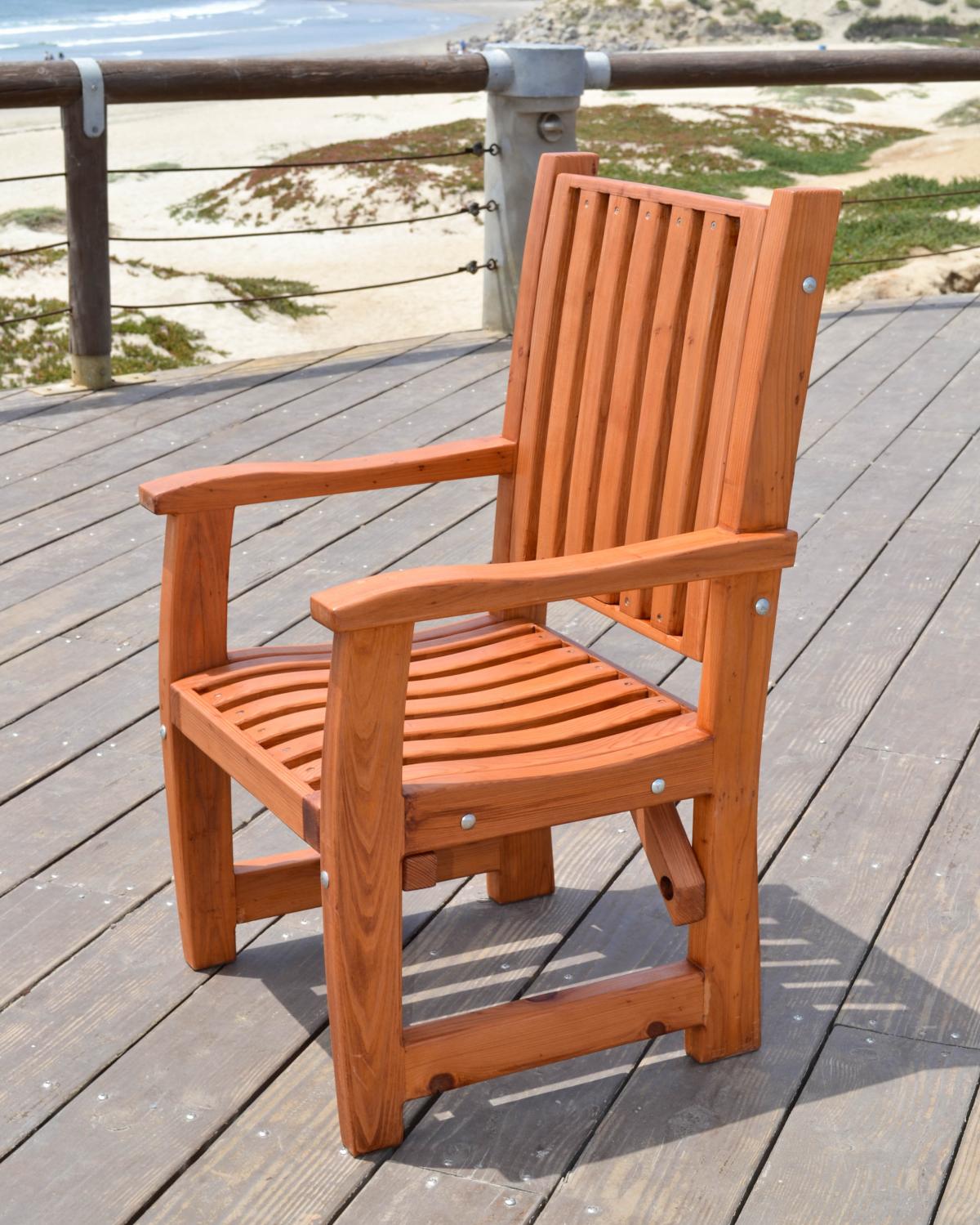 Red wood cheap dining chairs
